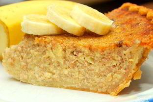 Постная коврижка с медом и бананом