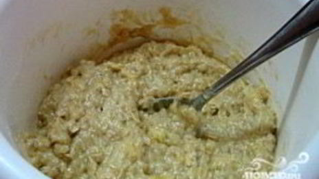 постная коврижка с медом и бананом