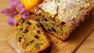 Постная лимонная коврижка