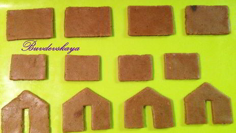 пряничный домик на кружку