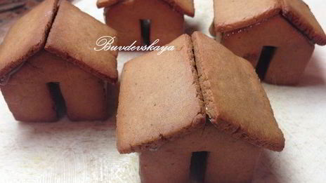 пряничный домик на кружку