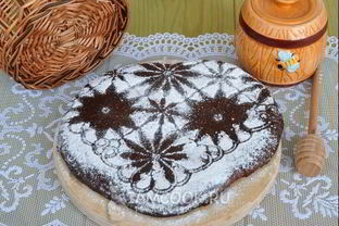 Пряник шоколадный с вареньем