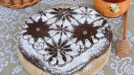 пряник шоколадный с вареньем