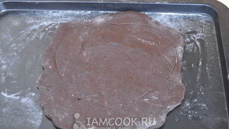 пряник шоколадный с вареньем