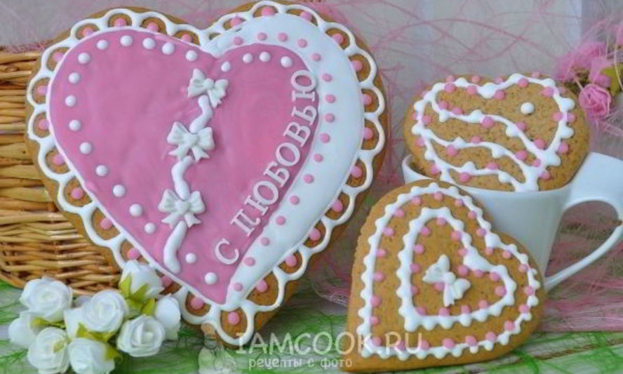Рецепт пряники на день святого валентина
