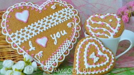 пряники на день святого валентина
