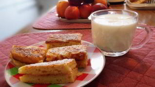 Творожно-яблочная коврижка