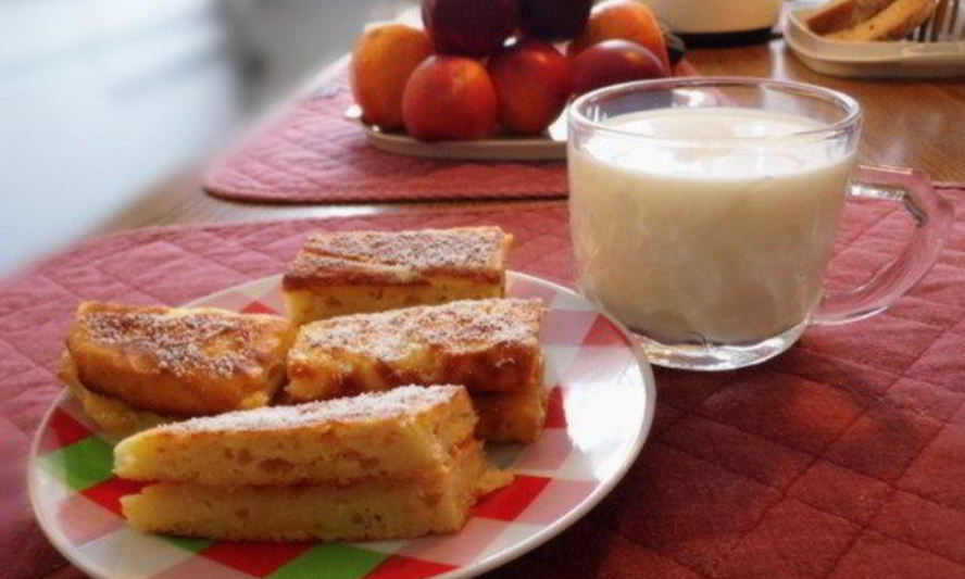 Рецепт творожно-яблочной коврижки