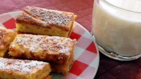 творожно-яблочная коврижка