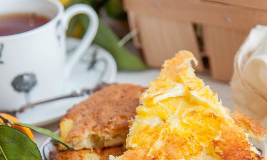 Рецепт апельсиновая шарлотка-перевертыш по-итальянски