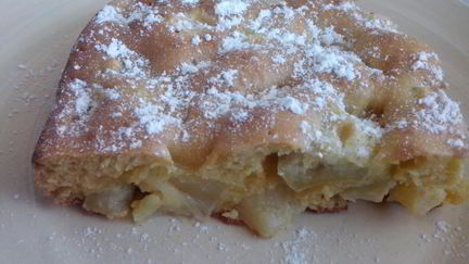 Шарлотка с яблоками