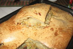 Капустная шарлотка