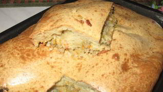 Капустная шарлотка