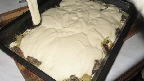 капустная шарлотка