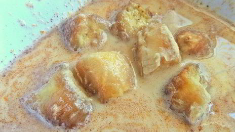 хлебная шарлотка яблочно-ягодная