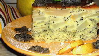 Макова — грушевая шарлотка с ванильно-грушевым вареньем