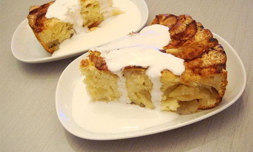 Рецепт нежная шарлотка