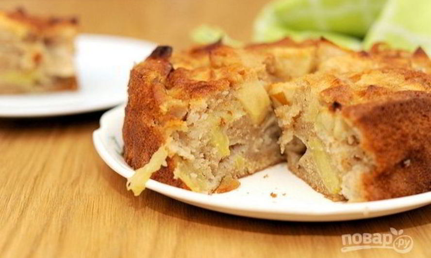 Рецепт пышная шарлотка