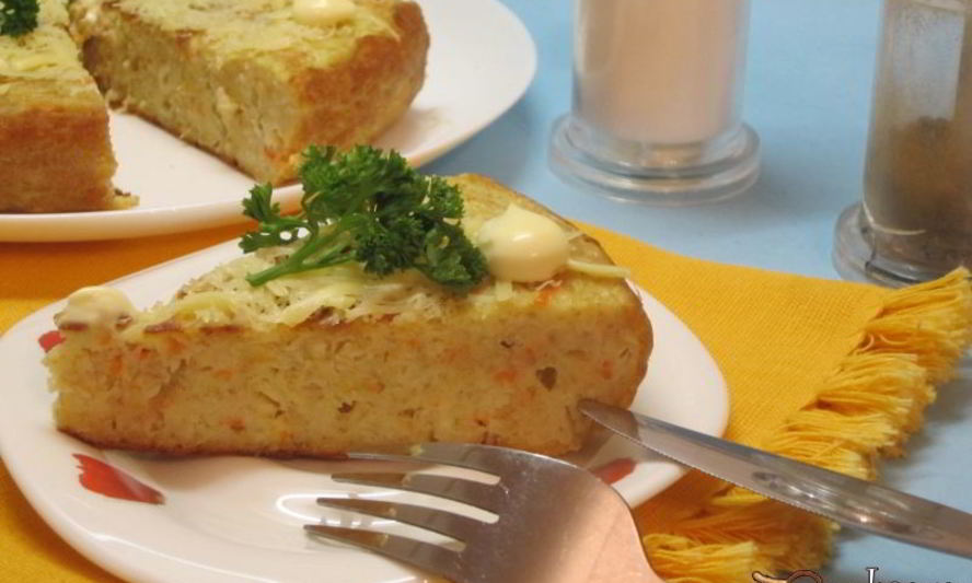 Рецепт шарлотка капустная