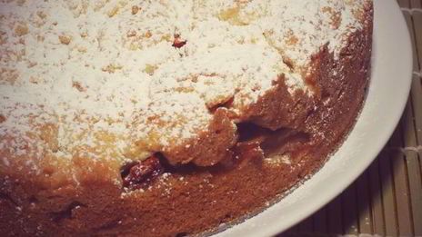 шарлотка на песочном тесте