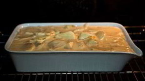 шарлотка на простокваше с яблоками