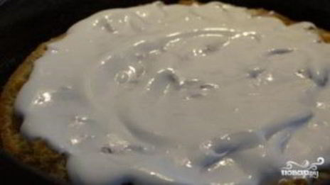 шарлотка с курагой