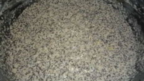 шарлотка с маком и яблоками