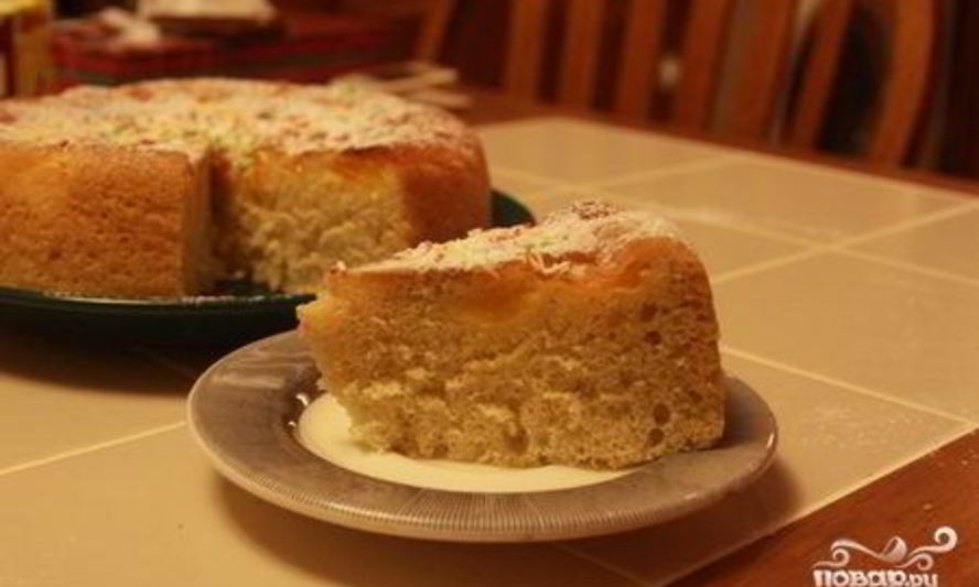 Рецепт шарлотка с мандаринами