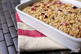 Шарлотка с овсянкой