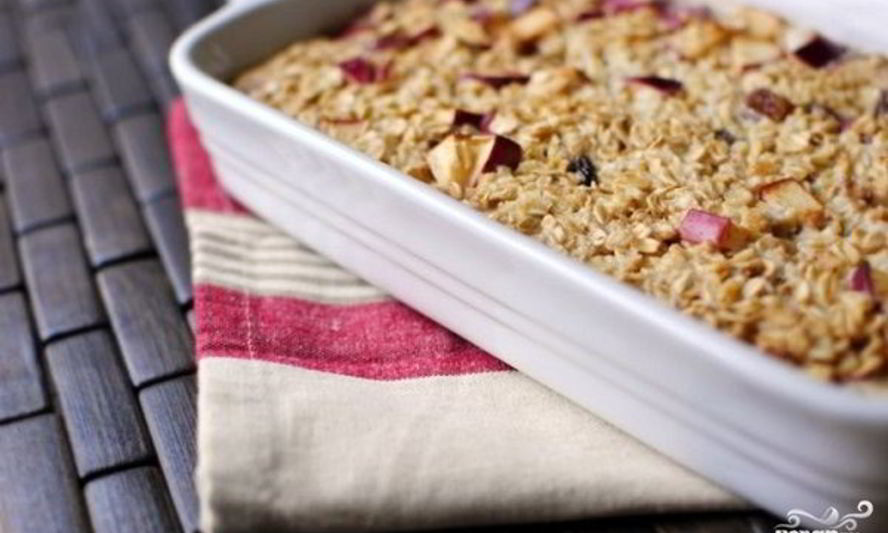 Рецепт шарлотка с овсянкой