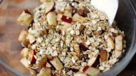 шарлотка с овсянкой