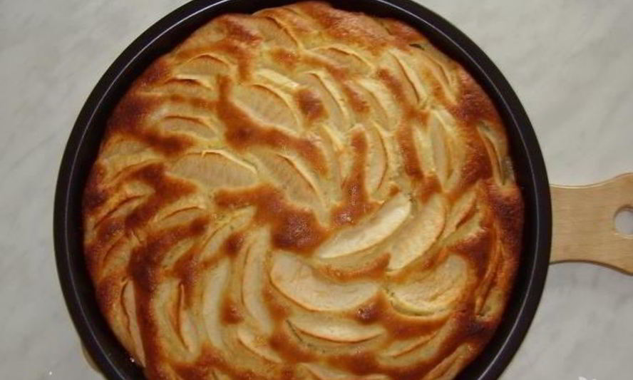 Рецепт шарлотка с разрыхлителем