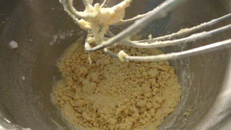 шарлотка с ревенем, вяленой вишней и пряностями