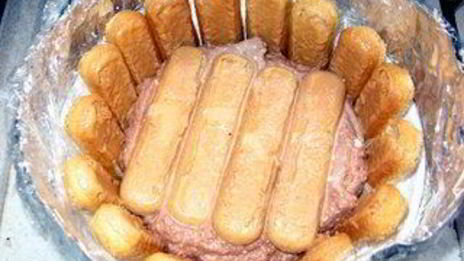 шарлотка с шоколадным суфле-глясе