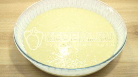 шарлотка с творогом и яблоками