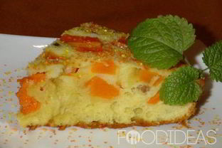 Шарлотка с тыквой