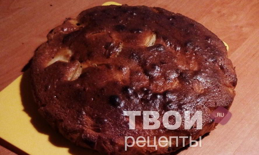 Рецепт шарлотка с яблоками и грушей