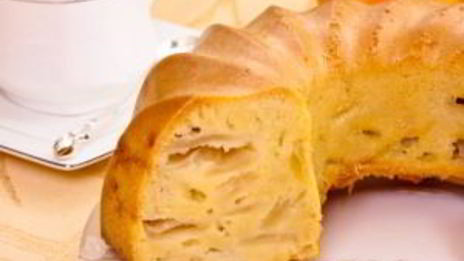 шарлотка с яблоками