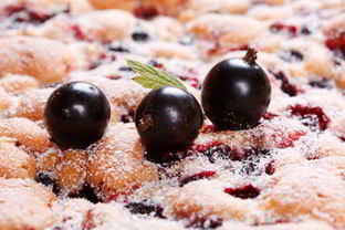 Шарлотка со смородиной