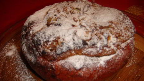 шарлотка в тыкве хоккайдо