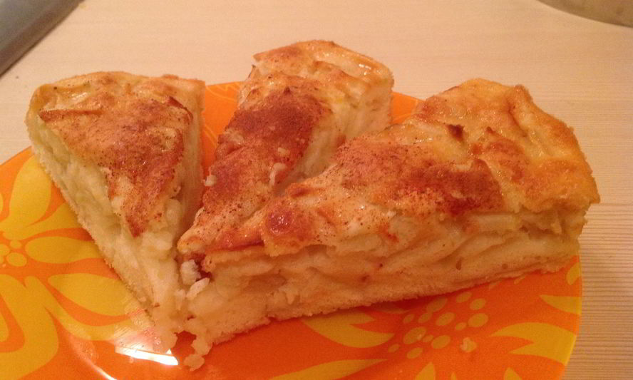 Рецепт воздушная шарлотка с корицей и яблоками