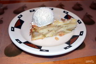 Яблочная шарлотка простая