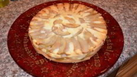 яблочная шарлотка простая