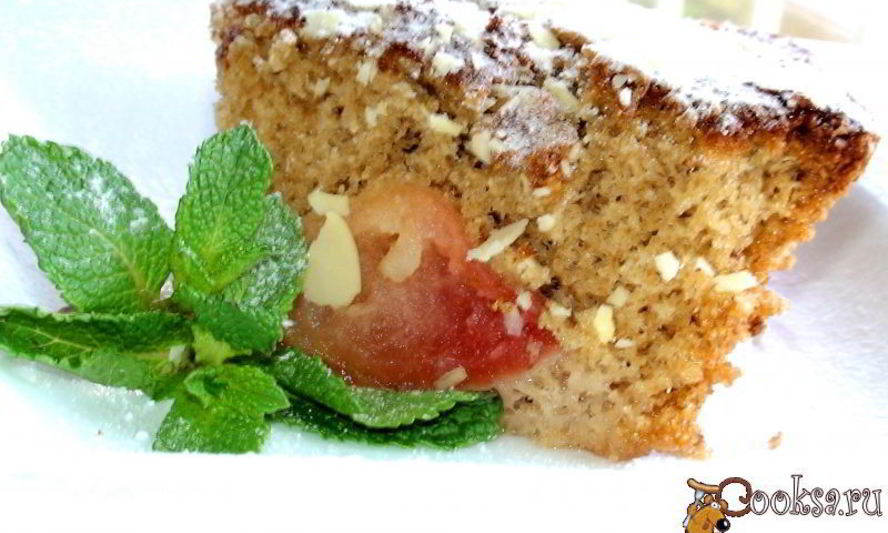 Рецепт яблочная шарлотка с абрикосовым конфитюром