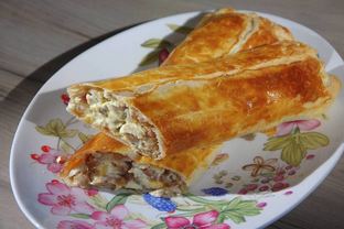 Быстрый штрудель с финиками и орехами