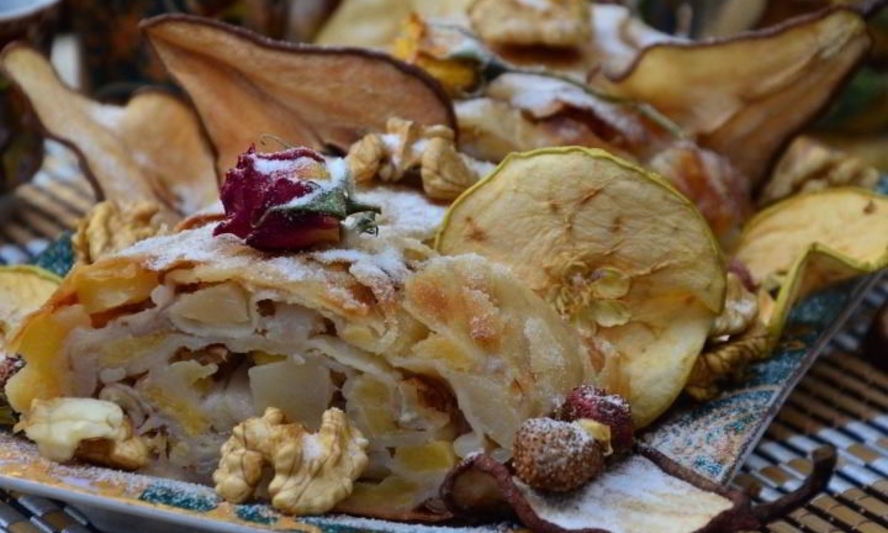 Рецепт фруктовый штрудель