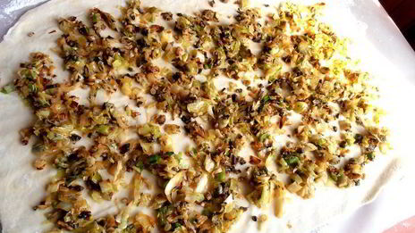 хрустящий постный штрудель с ароматной полезной начинкой