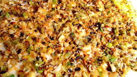 хрустящий постный штрудель с ароматной полезной начинкой