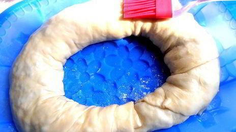 хрустящий постный штрудель с ароматной полезной начинкой