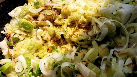 хрустящий постный штрудель с ароматной полезной начинкой